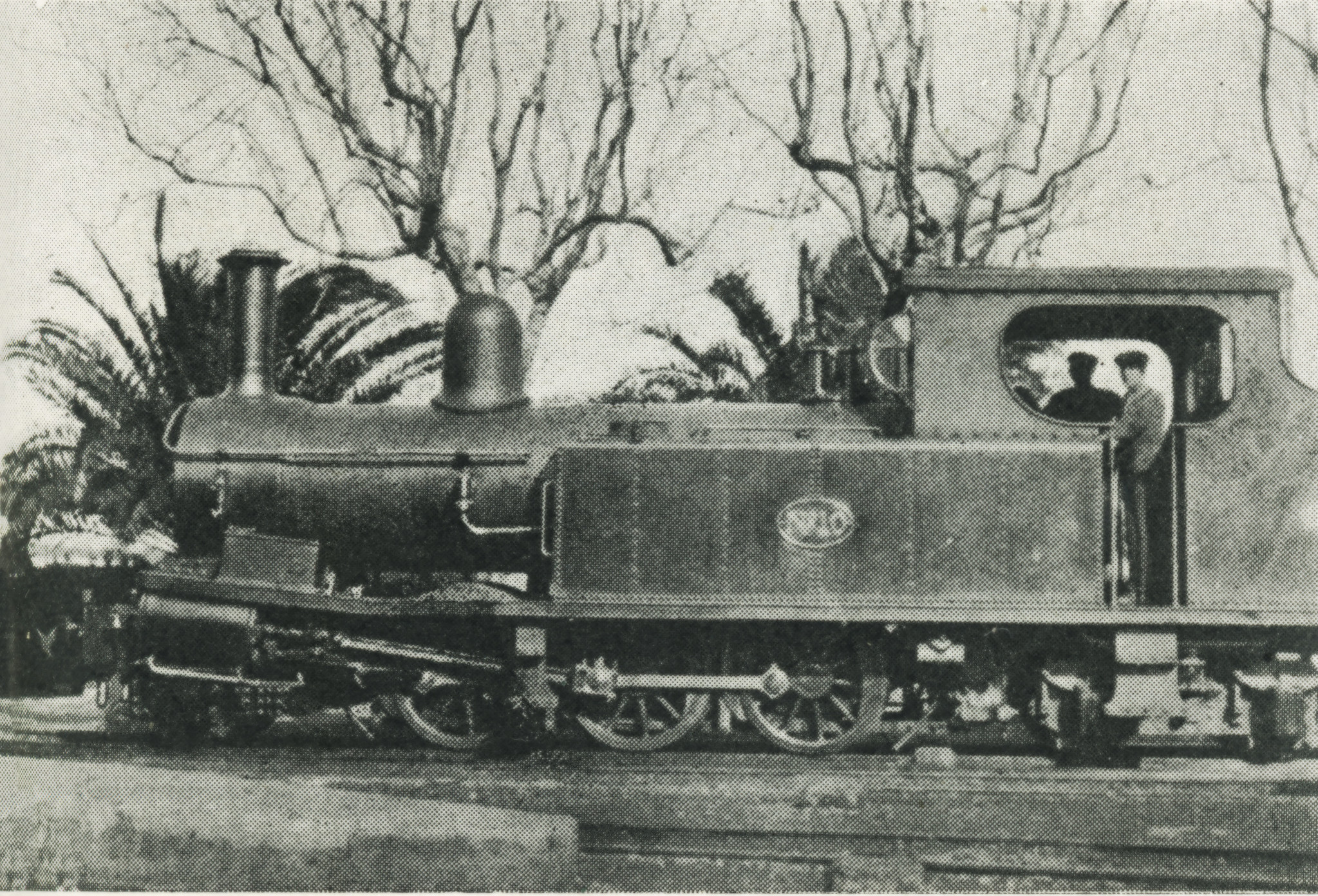 Arriving in 1905, the last engine to be bought by the railway, No.10 basks in the winter sun outside the shed at Hamrun in 1927.