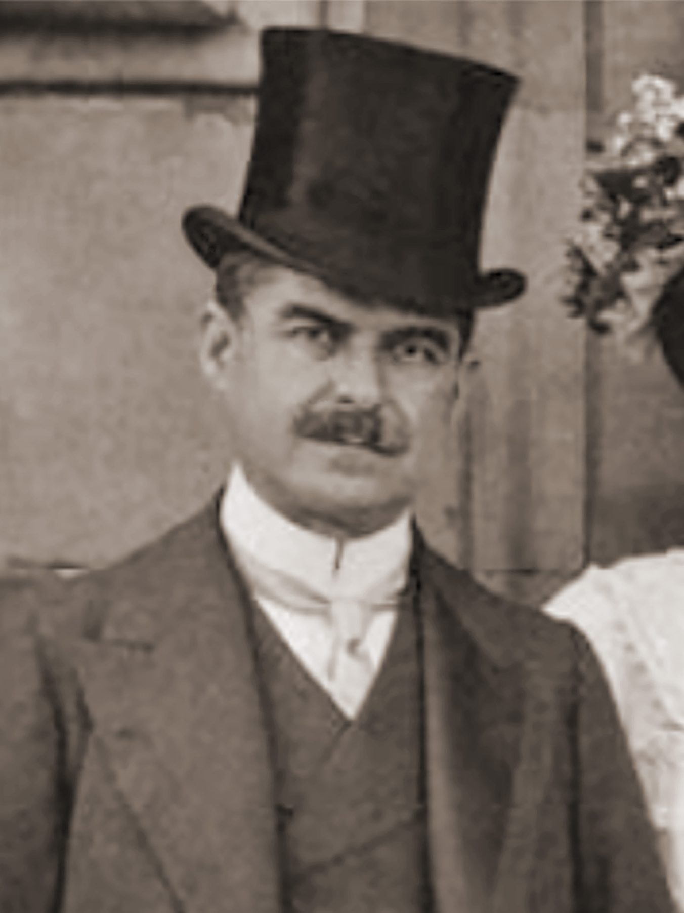 The Railway's champion, Gerald, Lord Strickland, in 1908 after being appointed Governor of Tasmania.