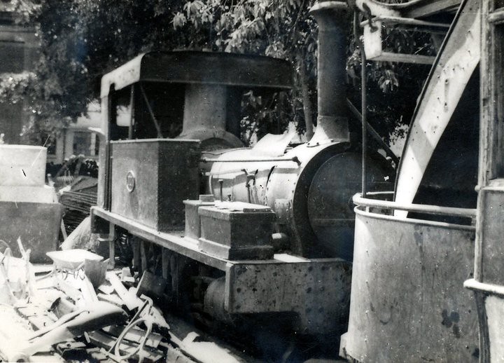 Engine No.1 in dilapidated condition outside the Hamrun shed in 1941. It survived until at least 1945 before suffering an unknown fate.