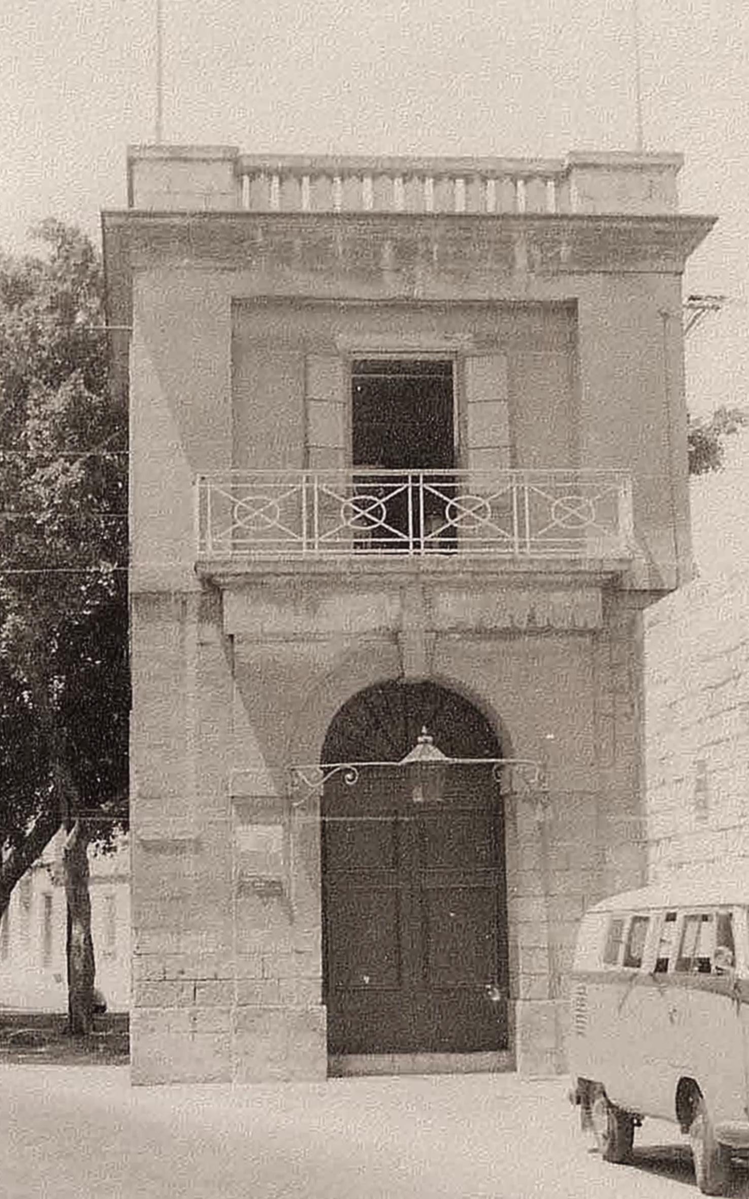 The new ticket office, station entrance, and boundary walls at Hamrun were amongst the second tranche of improvements Lorenzo Gatt petitioned Government to fund. (Courtesy John N Scerri)